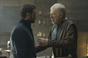 Russell Crowe y Max Von Sydow en Robin Hood